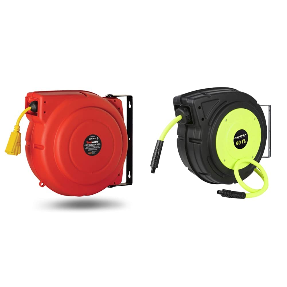 Retractable 12AWG x 65' Foot Heavy Duty Extension Cord Reel G78648
