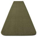 Skid-Resistant Carpet Runner Olive Green 10 ft. x 48 in. Q671