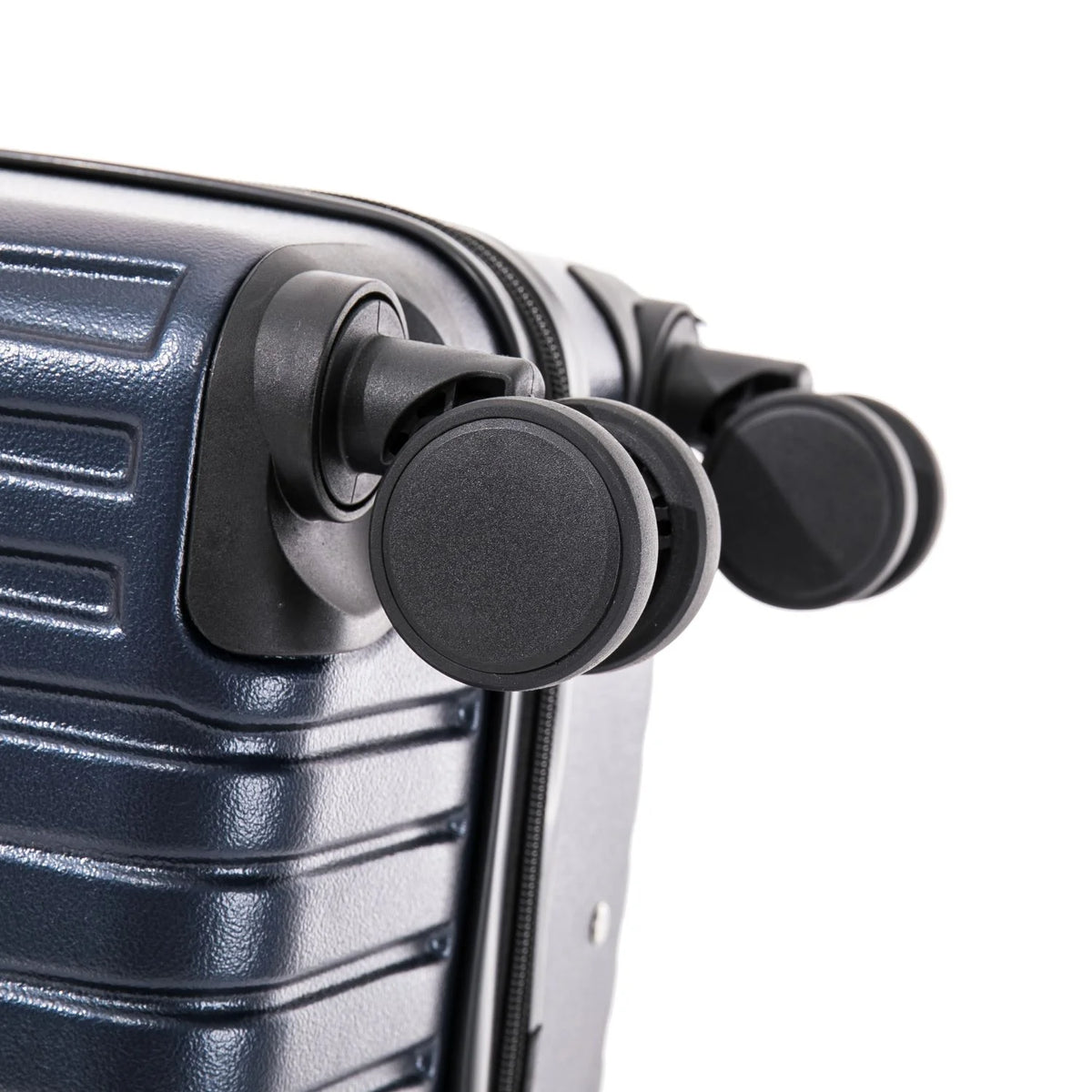 3-Piece Hardside Luggage Set with Spinner Wheels, 20"/24"/28", Navy Blue I861
