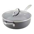 Hard Anodized Non-Stick Saucepan with Lid, 4 Quart R6917