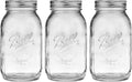 32 oz Mason Jars (3 Pack) with Airtight Lids and Bands D981411