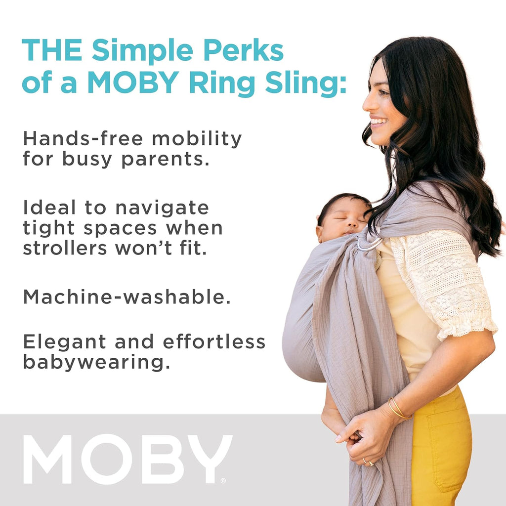 Pewter Ring Sling Wrap Carrier Z617