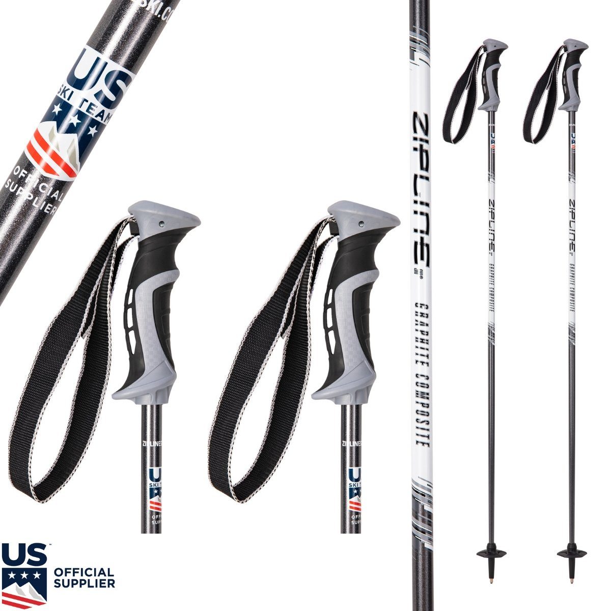 14.0 Graphite Composite Ski Poles H748