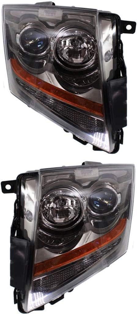 Headlight Assembly for Cadillac CTS Sedan 2008-2014 Driver Side Halogen U714