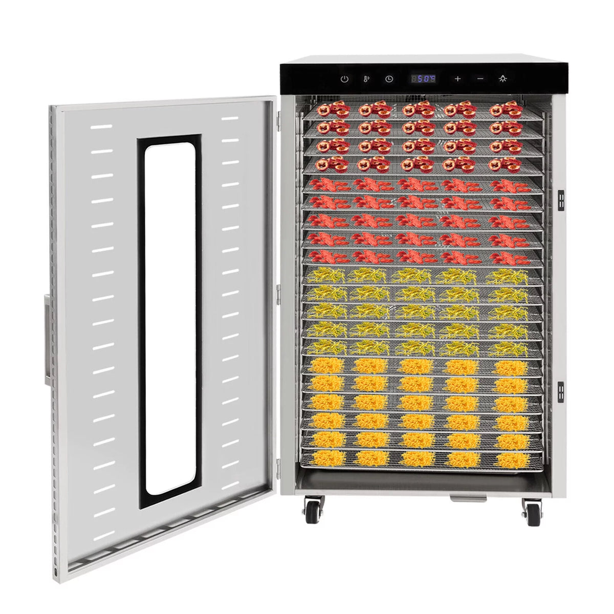 1700W Food Dehydrator with 20 Stainless Steel Trays T643635