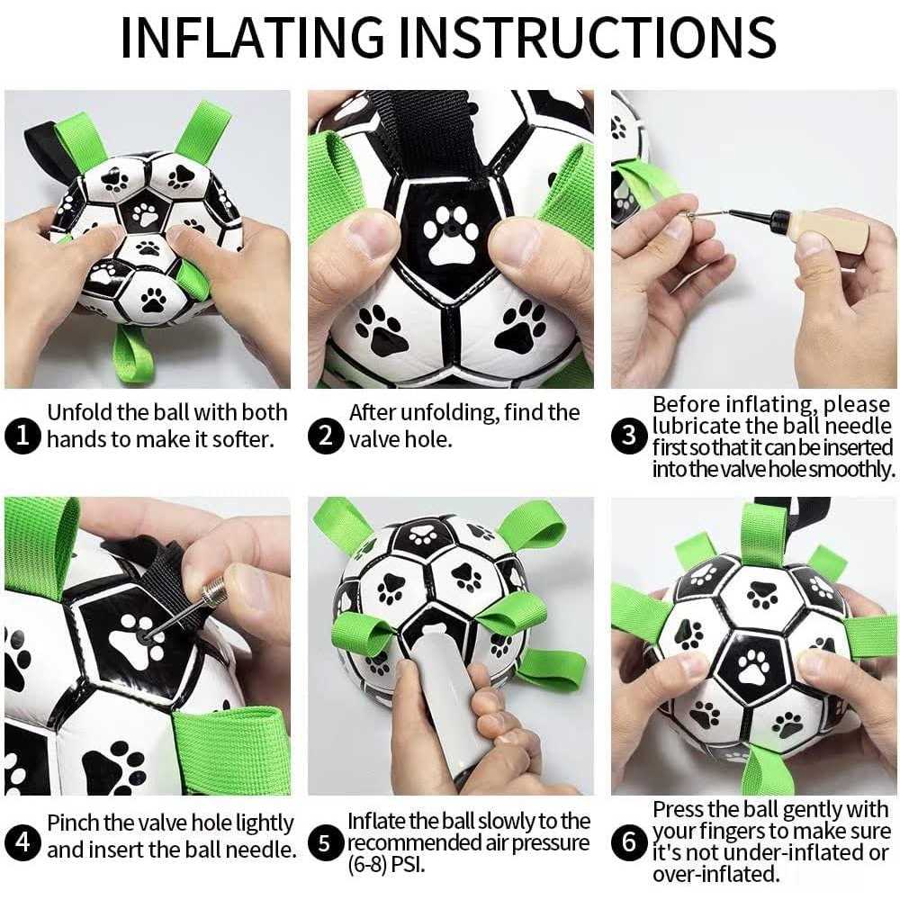 Dog Toys Soccer Ball with Straps P79773
