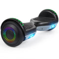 Black Two-Wheel Self Balancing Scooter with Bluetooth Speaker and LED Lights V842