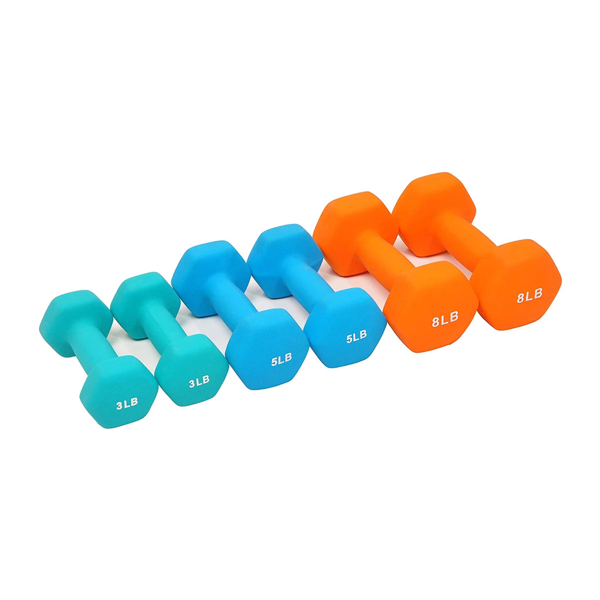 Neoprene Coated Dumbbell Set E206421