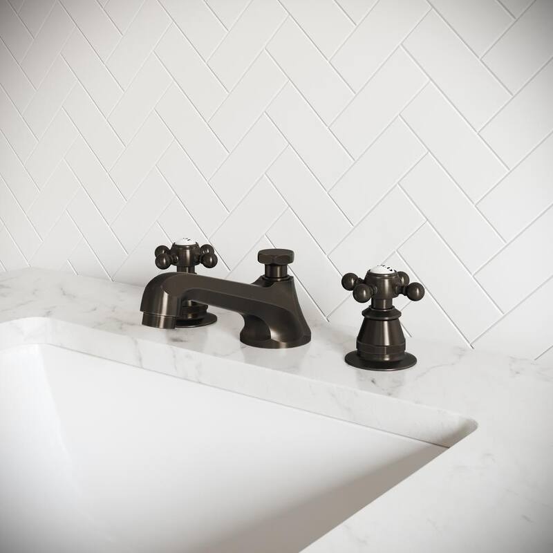 2-Handle Widespread Bathroom Faucet with Pop-Up Drain U699318