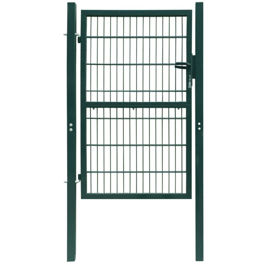 Green 2D Fence Gate Q43222