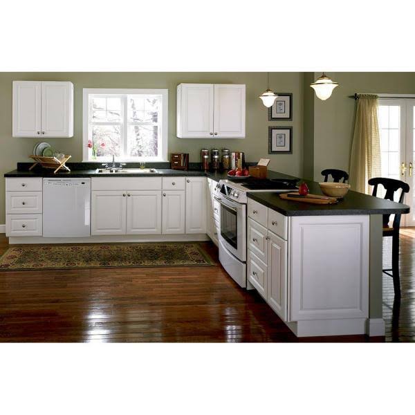 Satin White Wall Kitchen Cabinet I585773