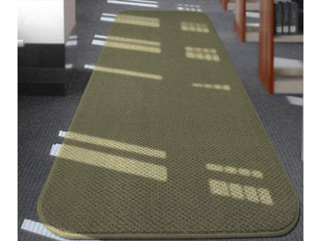 Skid-Resistant Carpet Runner Olive Green 10 ft. x 48 in. Q671