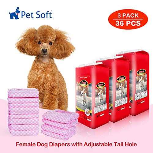 Soft Female Disposable Dog Diapers O2773