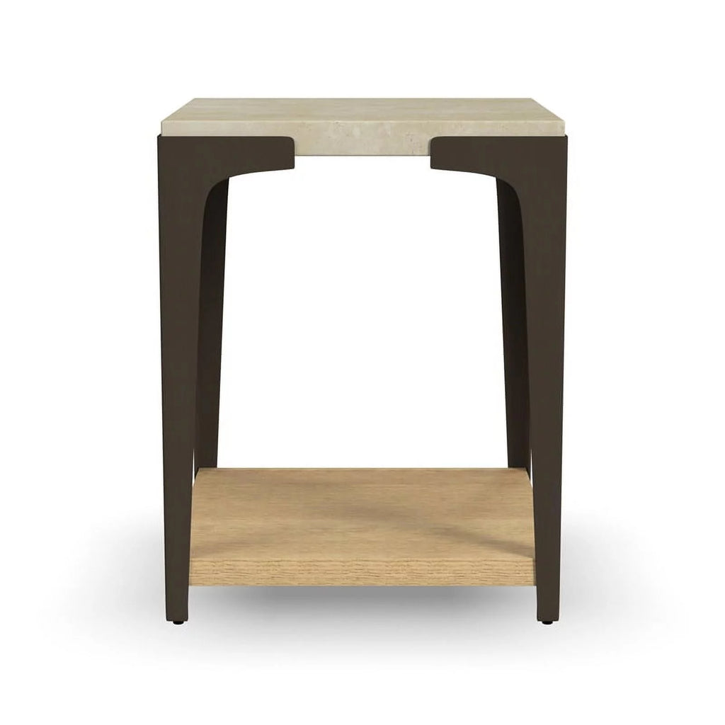 Brown Wood Chairside Table L95428