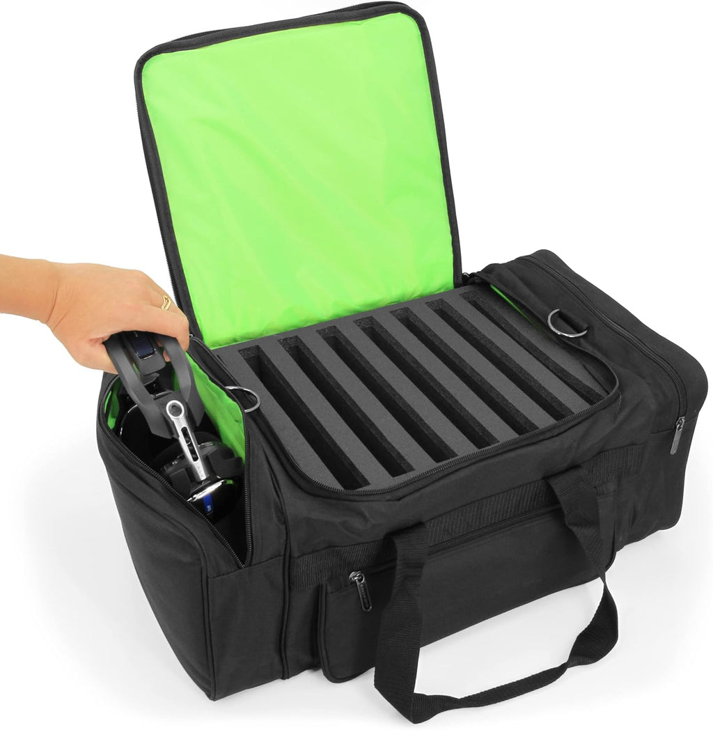 DJ Case Cable File Bag with Padded Walls and Cable Storage Dividers I4020