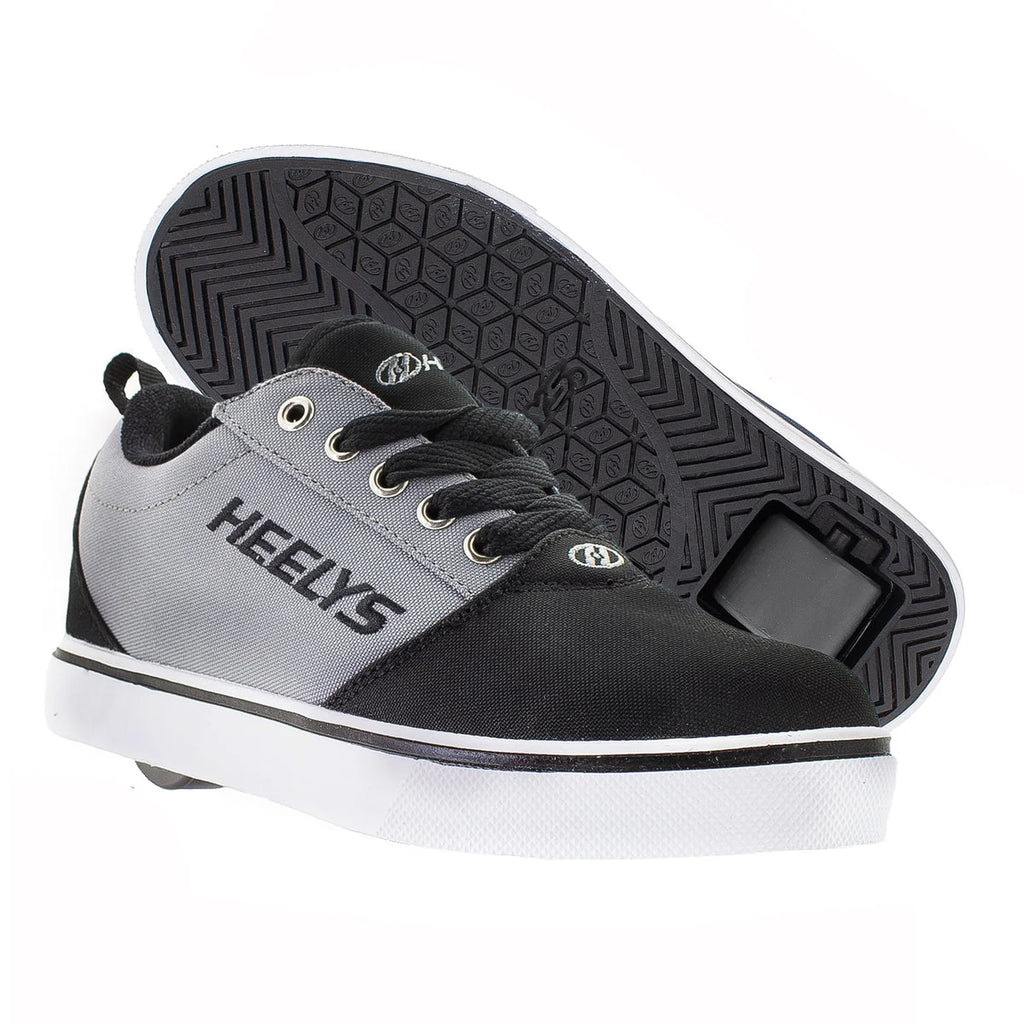 Black Grey Wheeled Shoe H9797