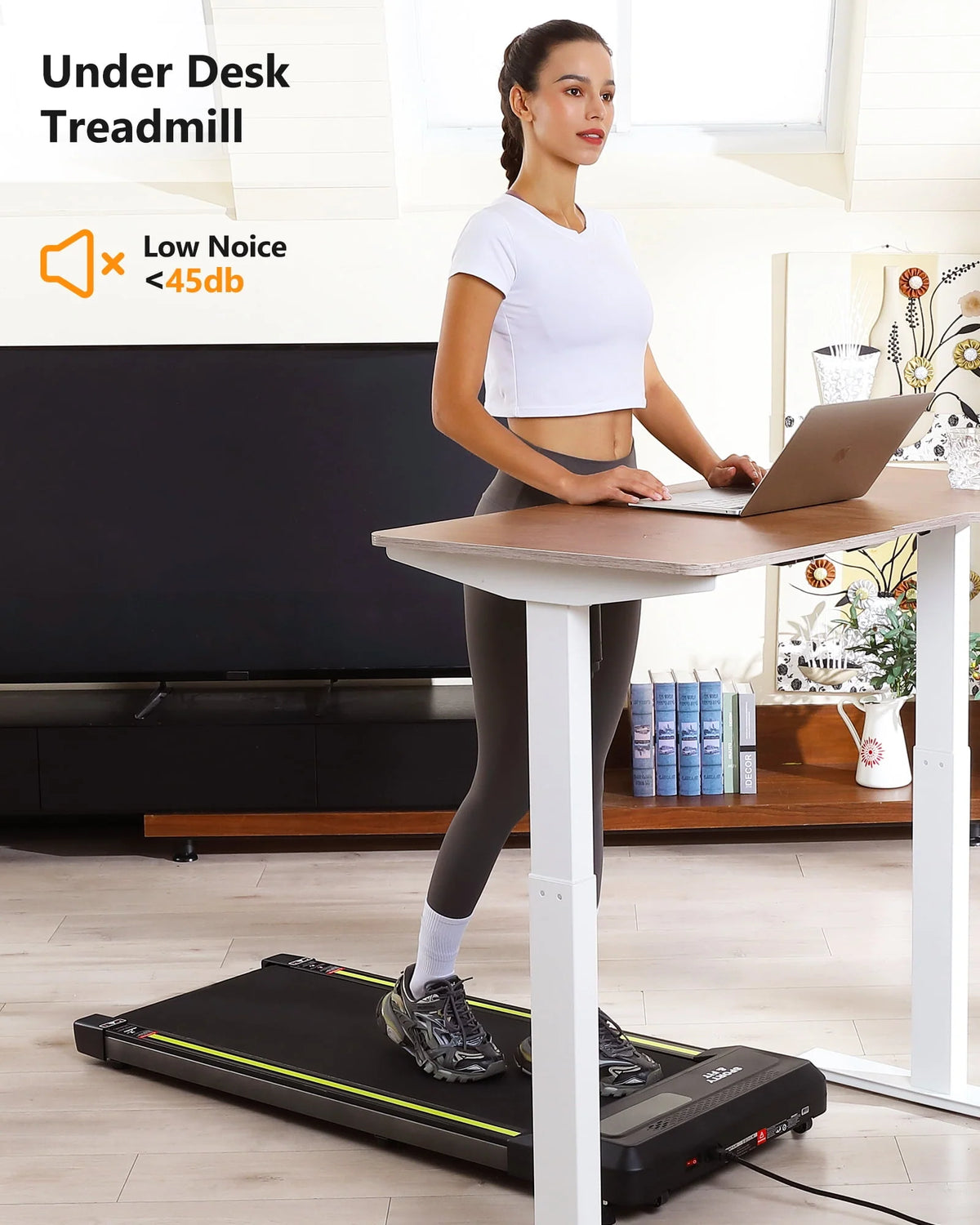 Treadmill 265 lb Capacity with LCD Display M555