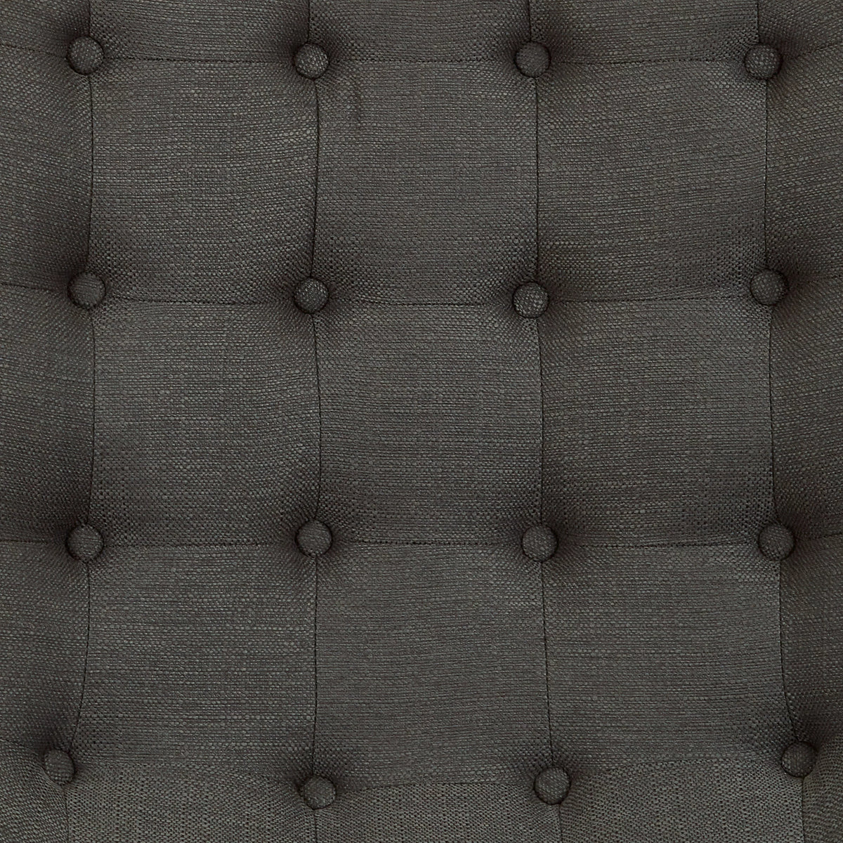 Charcoal Fabric Tufted Chair with Coffee Legs Y950630