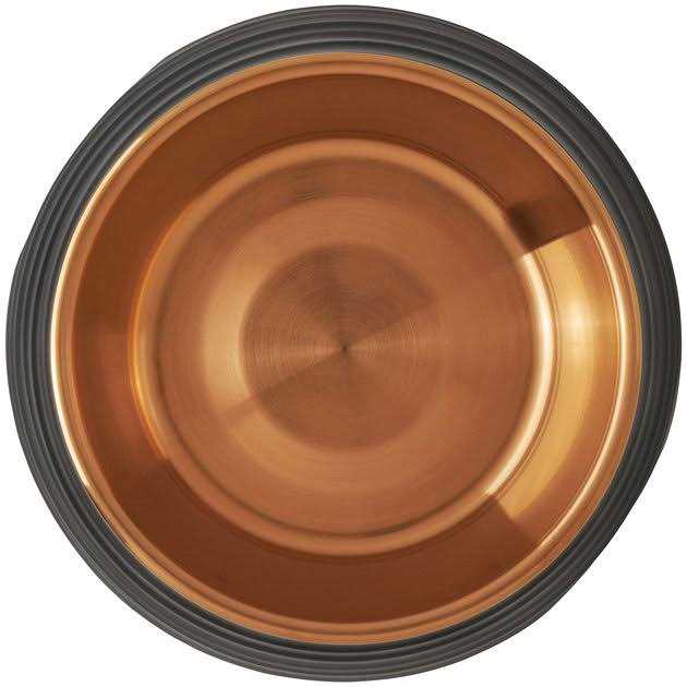 Matte Black Stainless Steel Dog & Cat Bowl S169