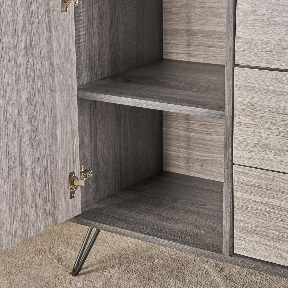 Grey Oak Cabinet T661893