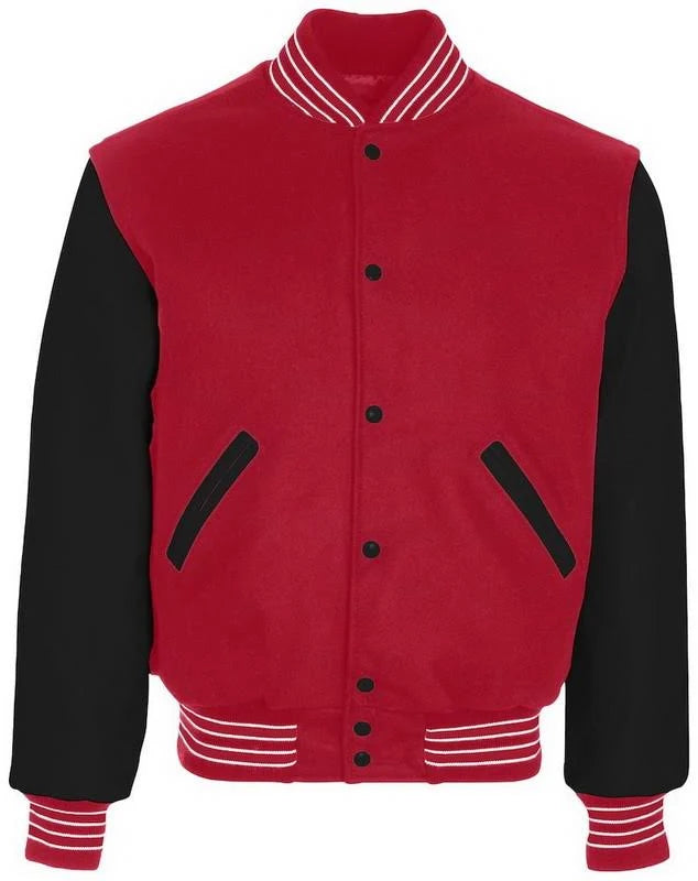 Scarlet Black Varsity Jacket 2XL C912873