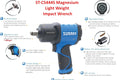 1/2" Twin Hammer Air Impact Wrench, Lightweight Magnesium Body, Max Torque: 1,100 ft-lbs P79631
