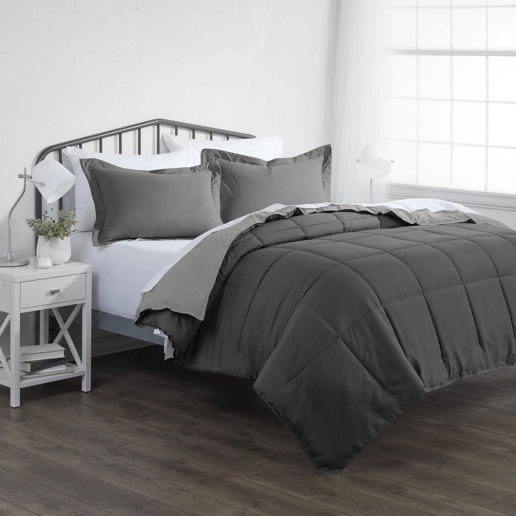 Reversible Down Alternative Comforter King Cal King Q24049