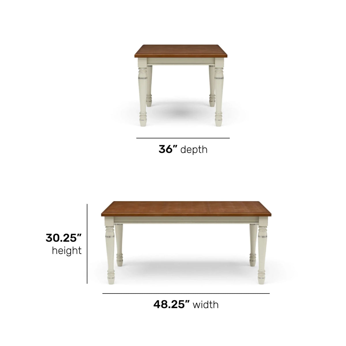 5 Piece Dining Table with 4 Chair Set R731946