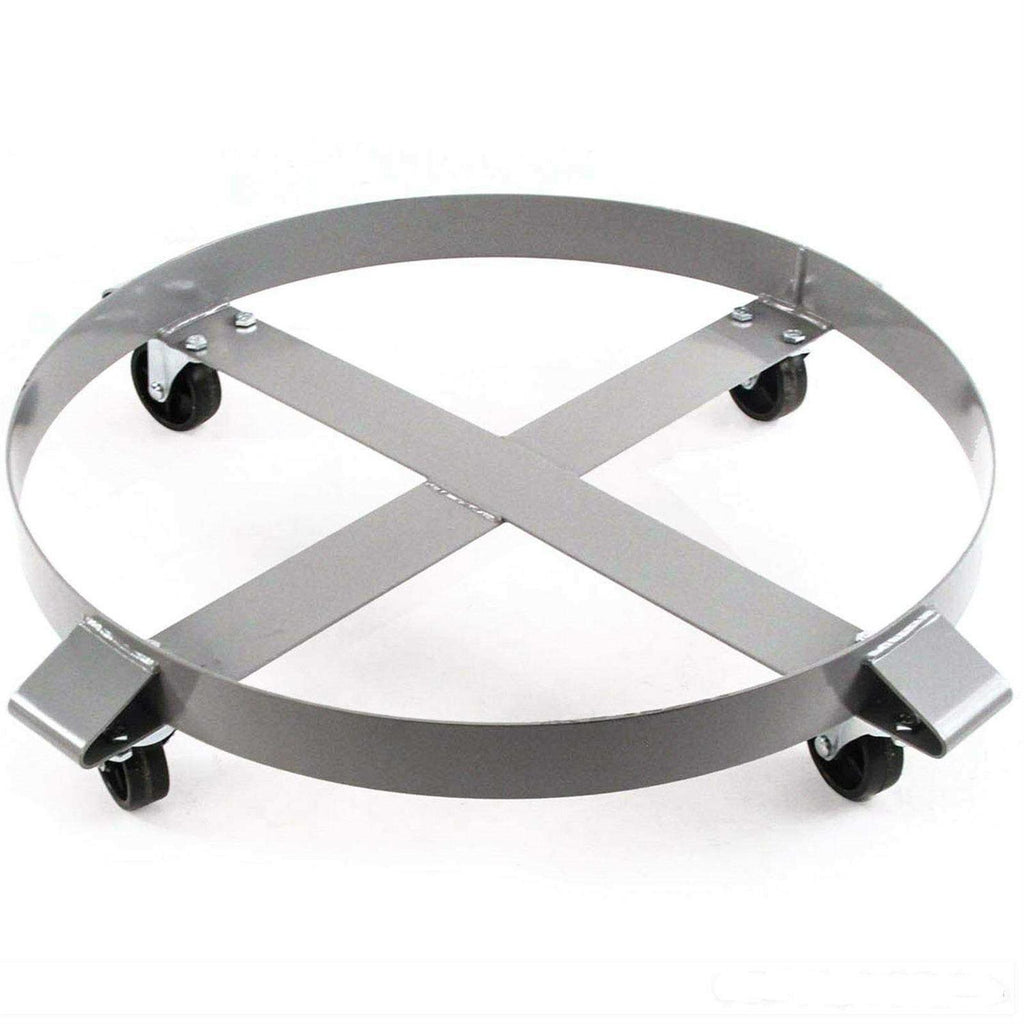 Heavy Duty Drum Dolly 55 Gallon Swivel Casters Steel Frame Dolly Cart R819