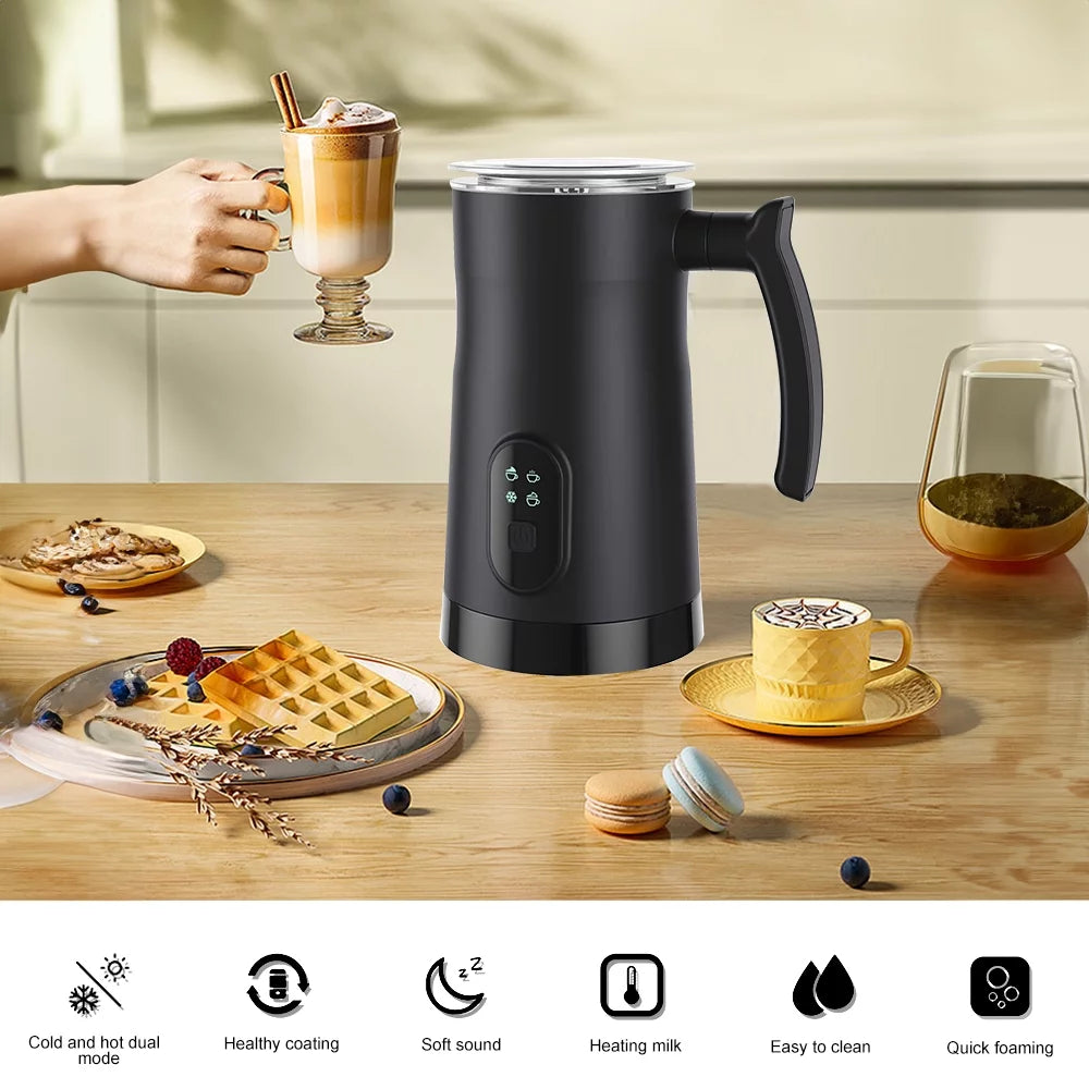 Electric Milk Frother Stainless Steel 4 in 1 400W 350ml E575