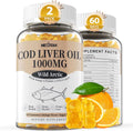 Cod Liver Oil 1000mg Gummies with Vitamin A & D3, Sugar Free, 120 Cts E91834