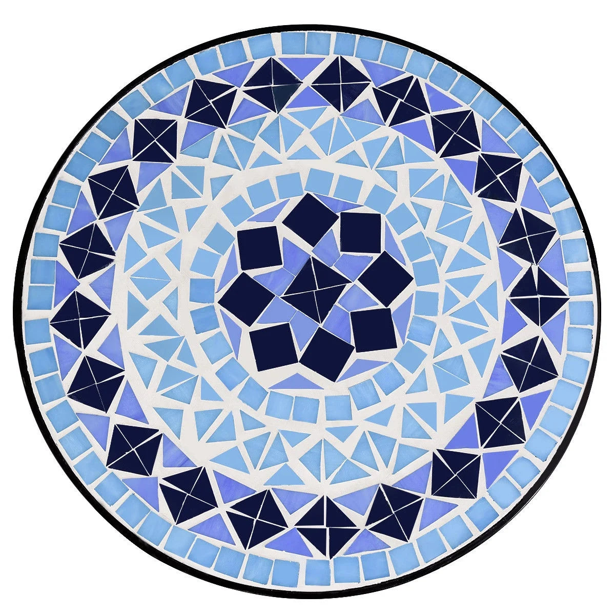 Cobalt Blue Mosaic Accent Table B730976