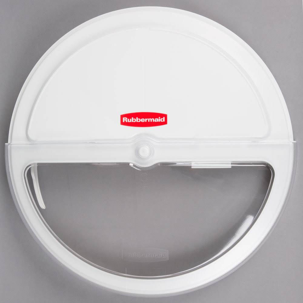 White Sliding Lid with 4-Cup Scoop V75628