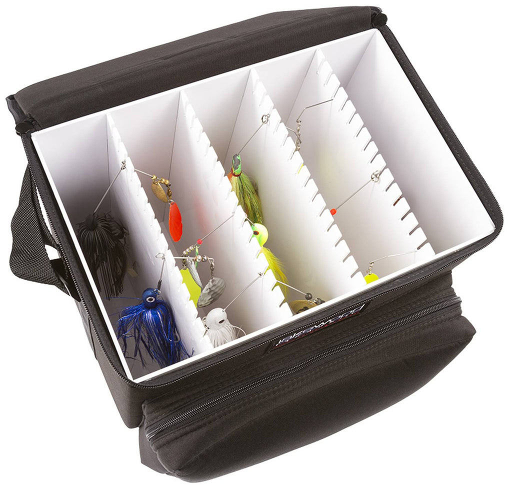 Large Spinner Bait Tackle Box Black B4561