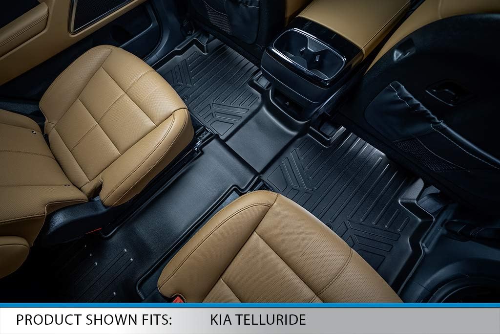 Black 3 Row Floor Mat Liner Set J32069
