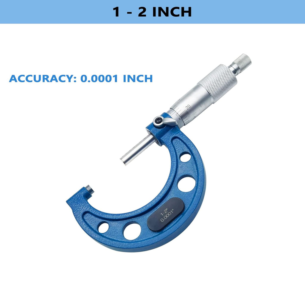 Outside Micrometer Set 0-4 / 0.0001 with Padded Case E514032