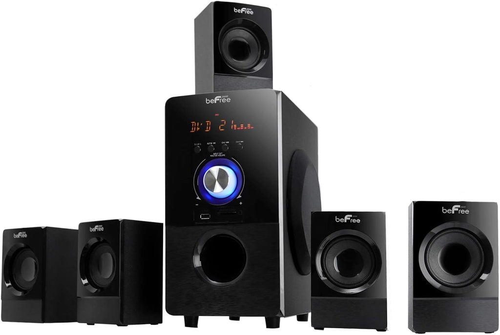 5.1 Channel Bluetooth Surround Sound Speaker System in Black R223778
