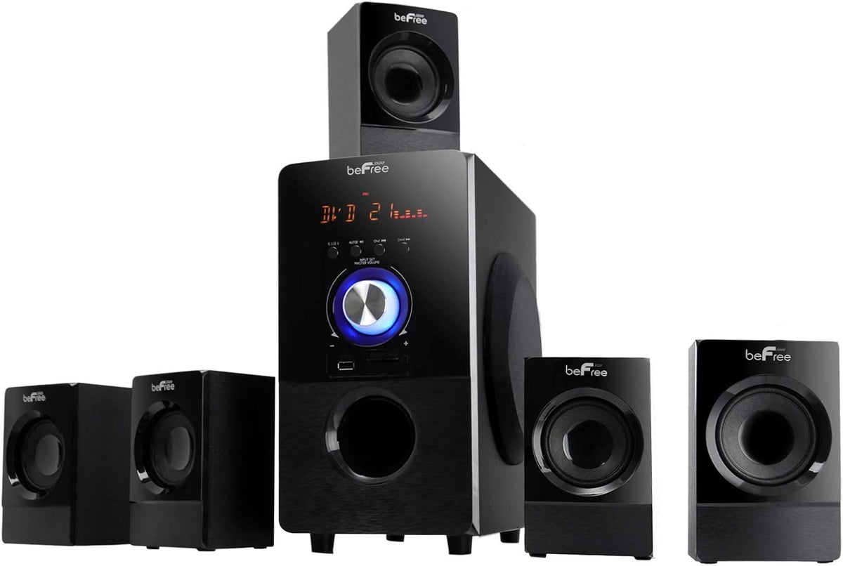 5.1 Channel Bluetooth Surround Sound Speaker System in Black R223778