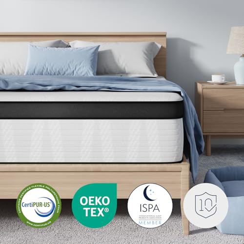 12 Inch Medium Firm Hybrid King Mattress N711669