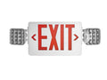 LED White Exit Sign Emergency Light Combo V931343