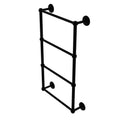 36 inch 4 Tier Matte Black Ladder Towel Bar I747