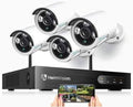 8CH 1080p NVR System 4pcs 960P 1.3MP WiFi IP Security Cameras W67943