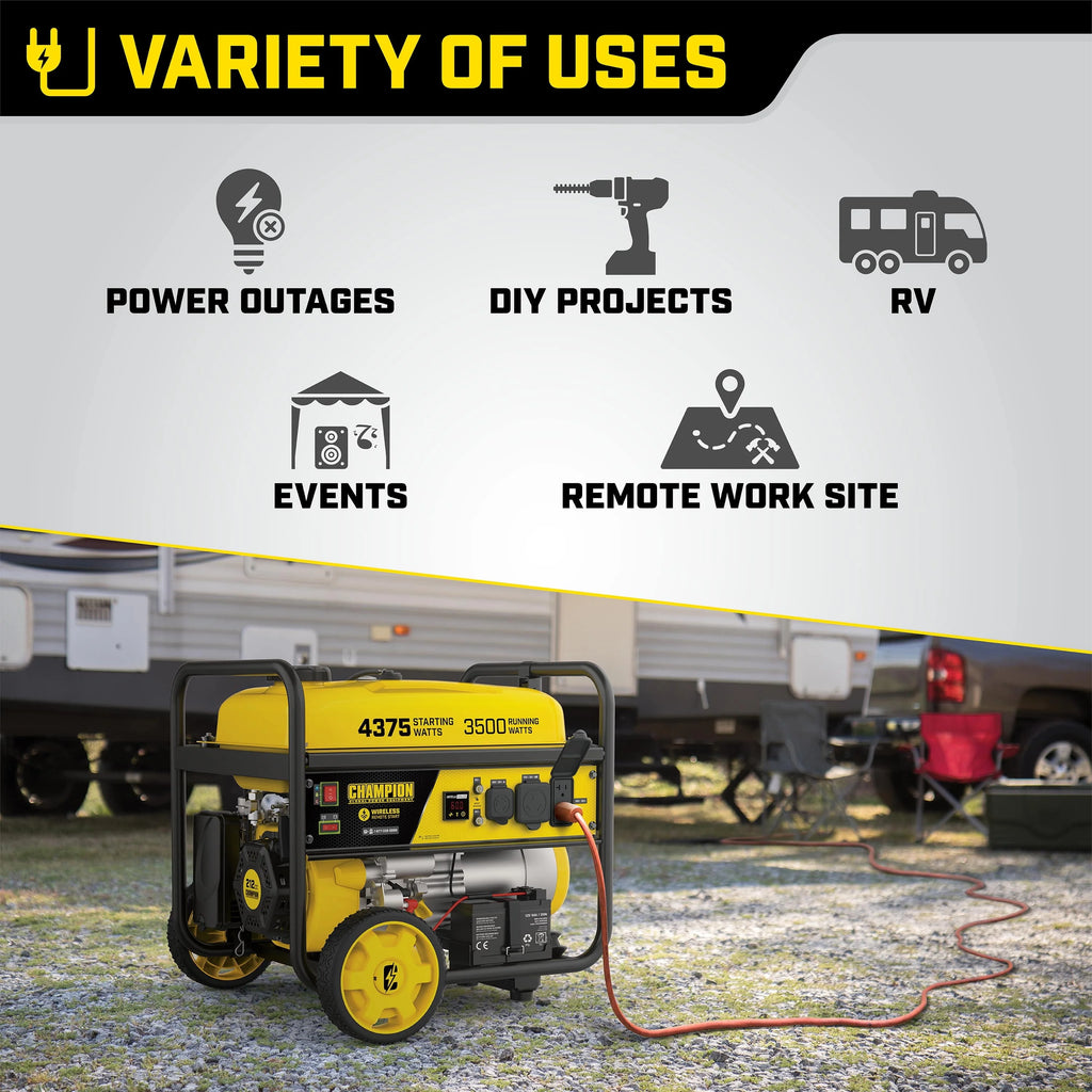 3500 Watts Portable Generator with Remote Start Z815