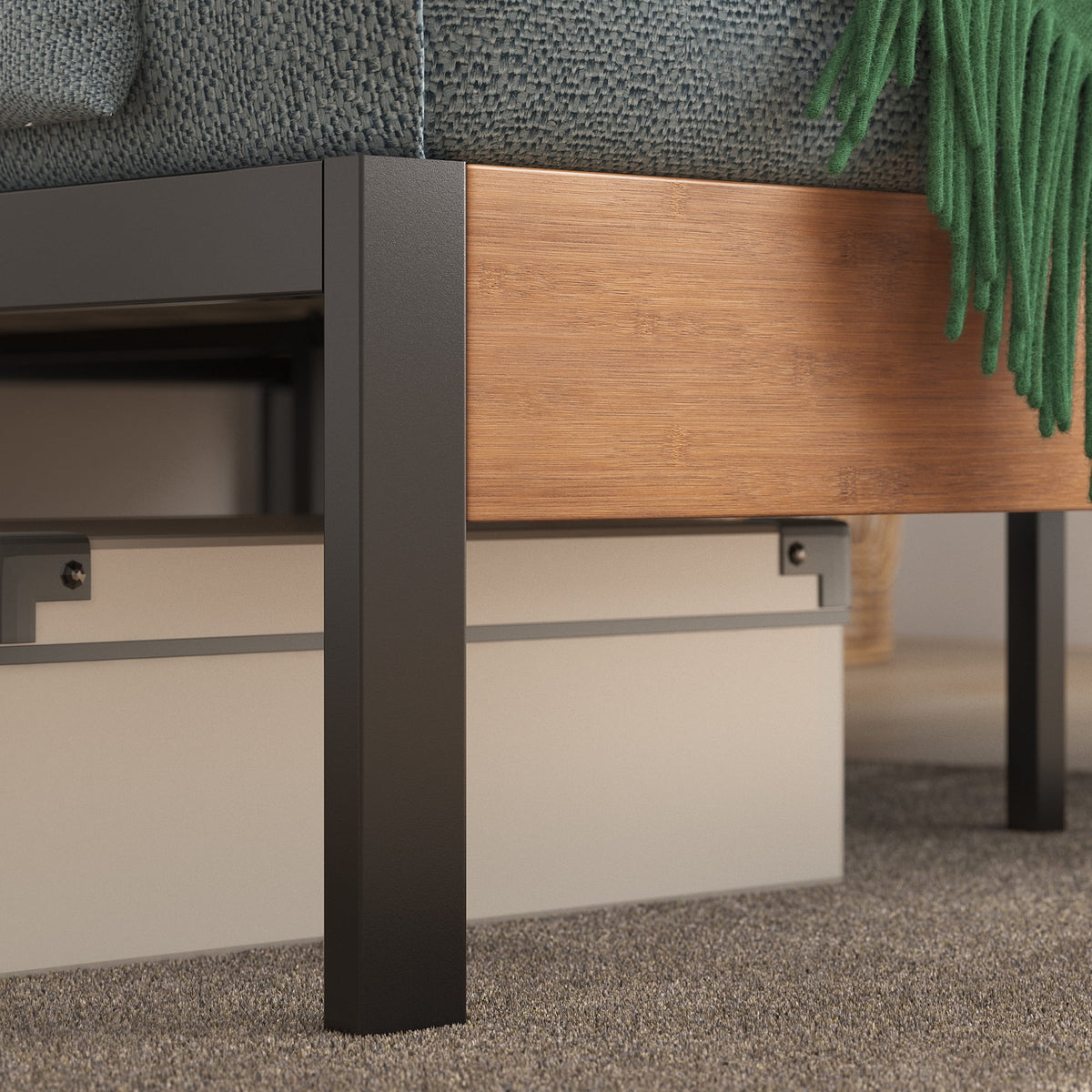 Twin Metal Platform Bed Frame C7932