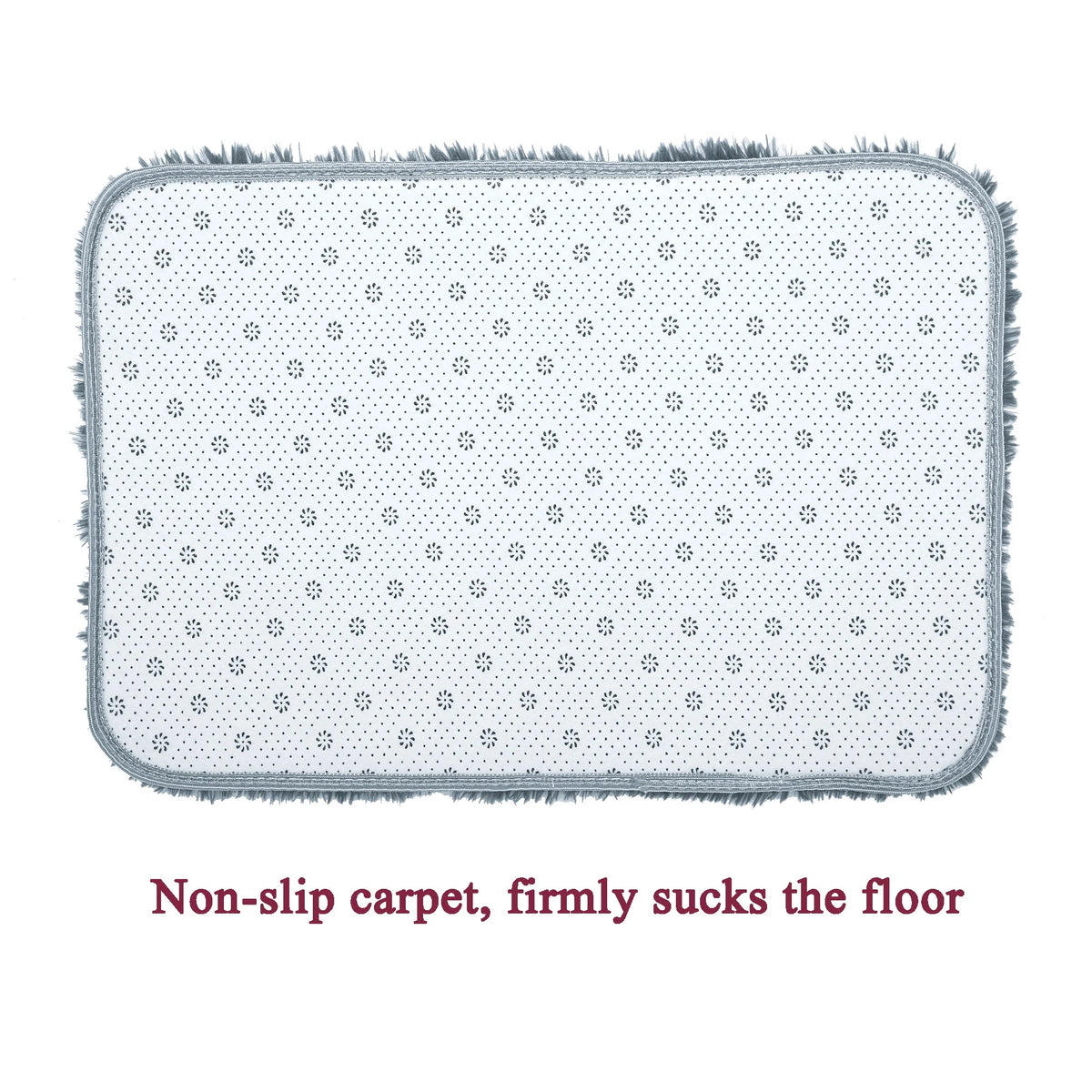 Black/Gray/Blue/Red Shaggy Area Rugs I7313