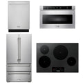 30 Induction Cooktop, Microwave, Refrigerator, Dishwasher C126
