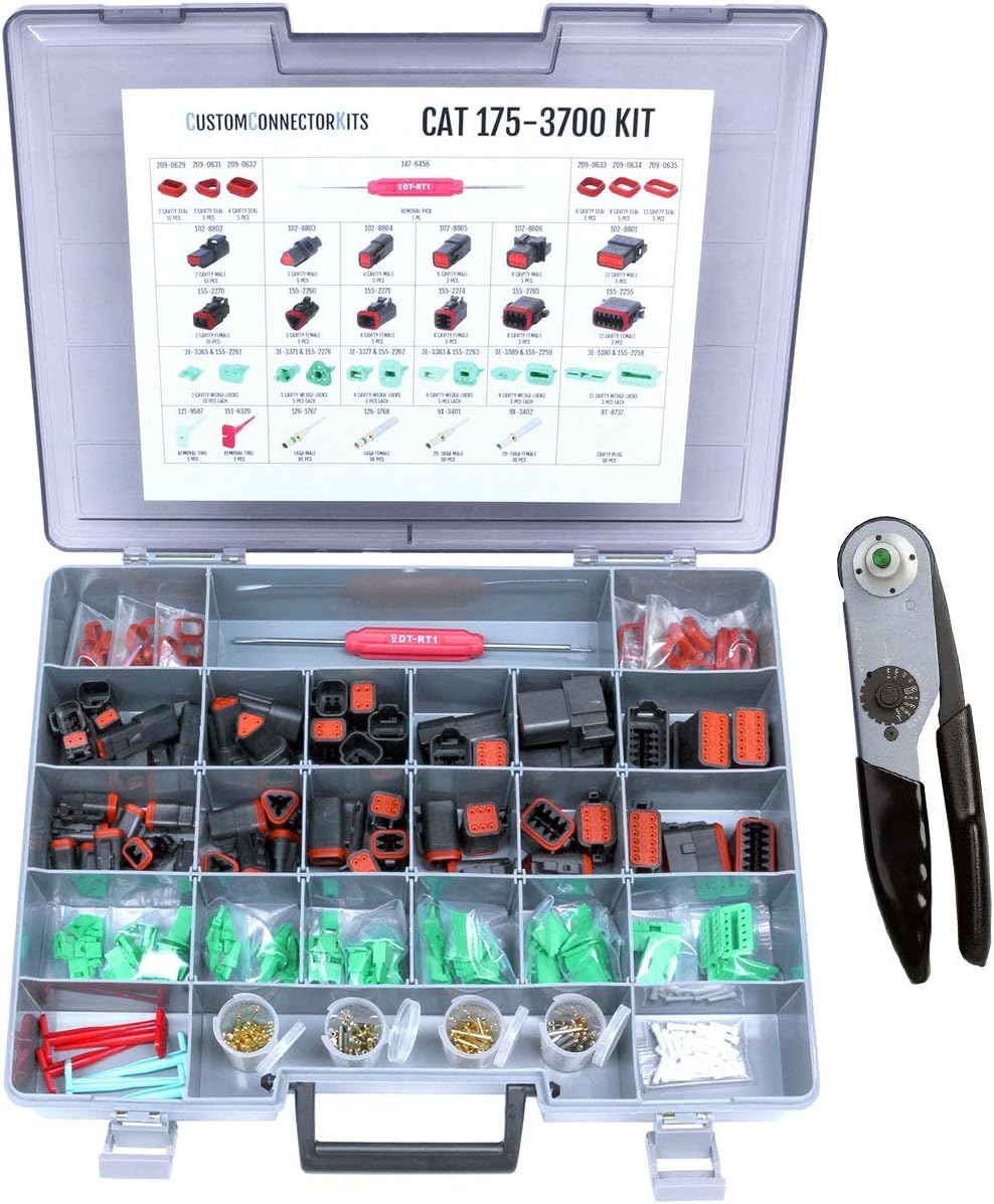 CAT Crimp Tool Field Service Kit for 22-12 AWG Y49225