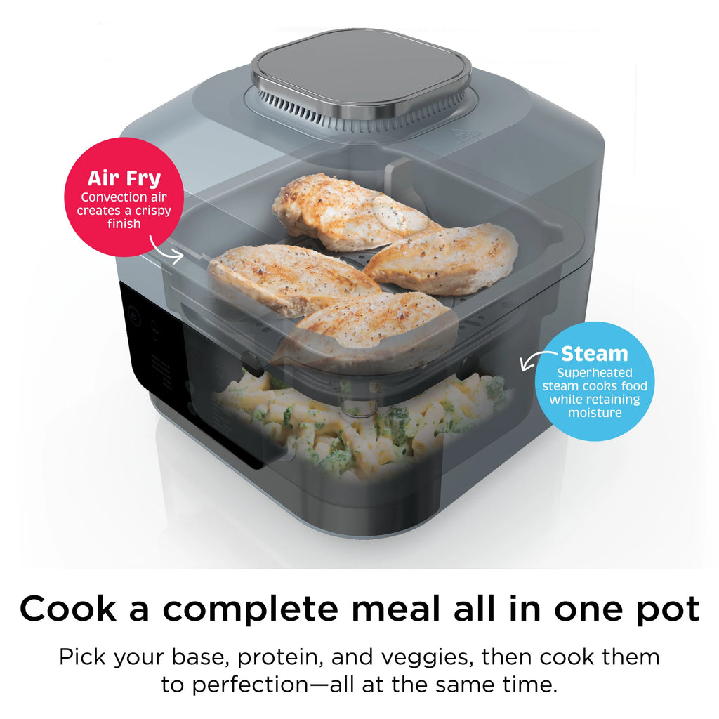 6-Qt. 10-in-1 Rapid Cooker & Air Fryer Q805574
