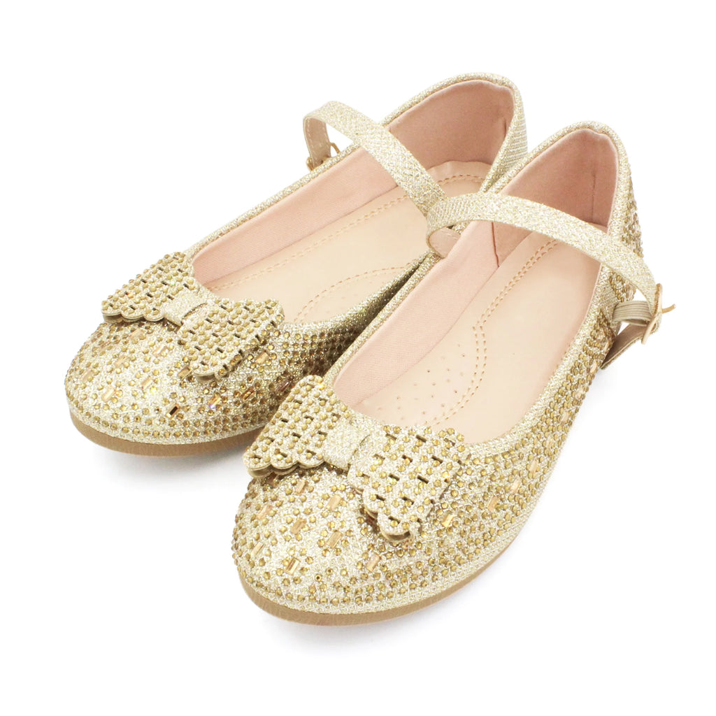 Glitter Mary Jane Ballet Flats F1749