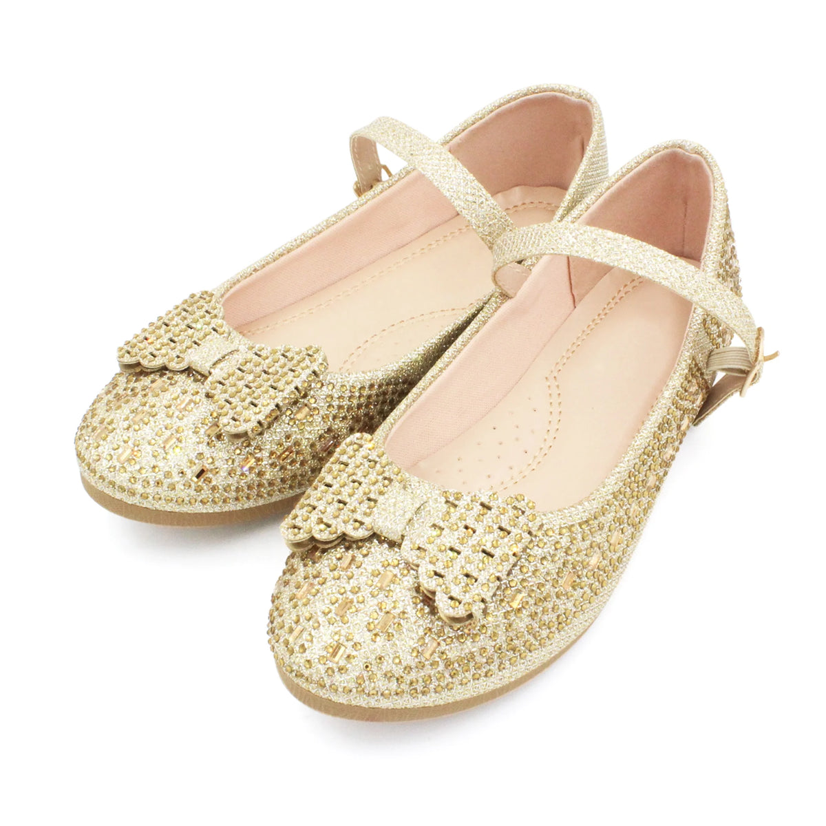Glitter Mary Jane Ballet Flats F1749